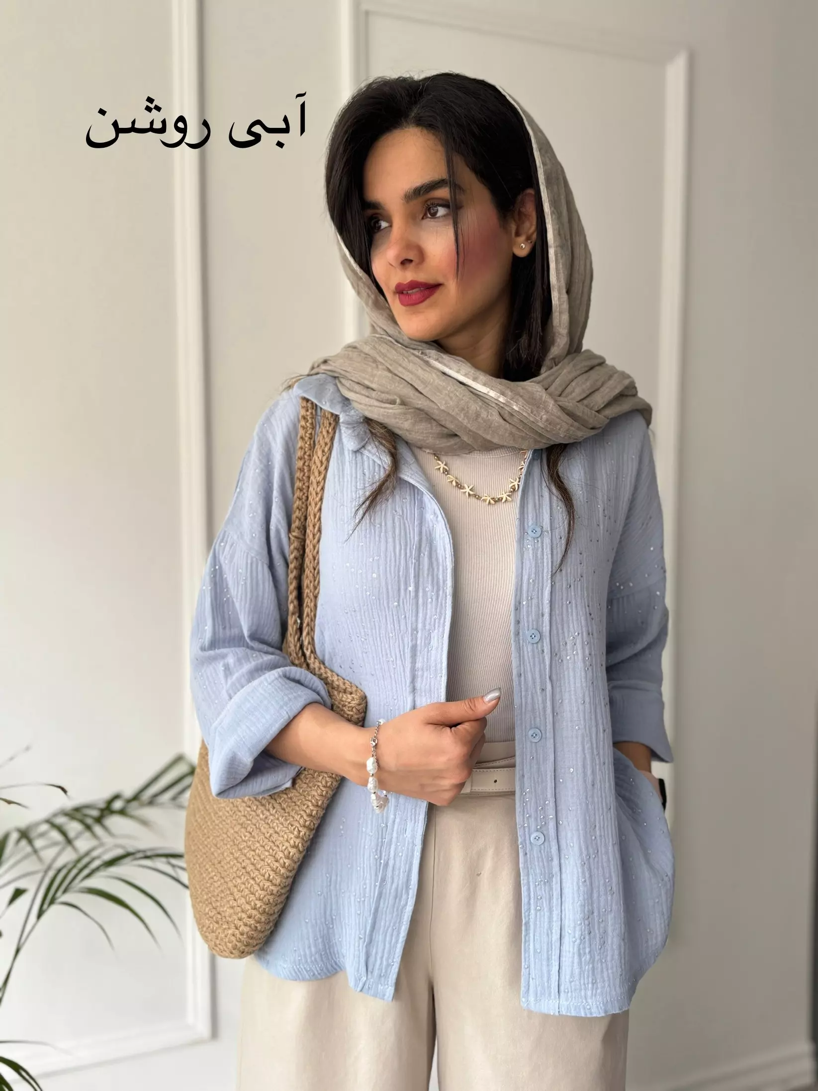 مانتو شومیزی پاستیلی میلانی